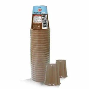 캠핑컵 FT87ET10 커피색 190ml 25p 업소용플라스틱컵 커피플라스틱컵