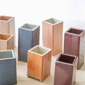 이천도자기 CZ38IM48 수공방 물빠짐 수저통 대