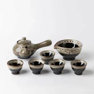 이천도자기 WG30ME53 다기세트 이중시유 5인 도자기 다기 선물