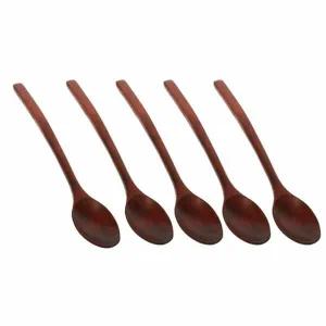 옻칠 RS57AR97 나무 숟가락 5P 세트 우드 원목 스푼 수저 식기
