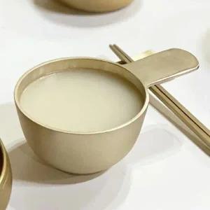 방짜유기 UZ66EM36 유기컵 손잡이 소 막걸리잔 유기그릇 물컵