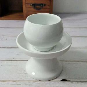 백자 JV45SC80 술잔 받침 세트 90ml