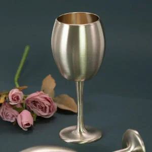 1P MZ64JY33 440ml 와인잔 방짜유기 유기컵 커피컵 유기그릇 물