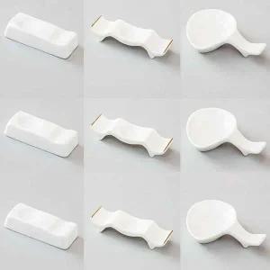 도자기 LM66XT35 수저받침 3p 식기 가정 식당 저가락 숟가락