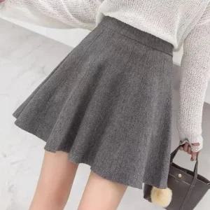 [라일리여성의류] Rly 모카벨 니트 스커트 겨울 치마 미니 여성 여자