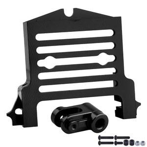 트랙사스 몬스터 트럭을 위한 금속 알루미늄 합금 표준 서보 어댑터 마운트 업그레이드(블랙)