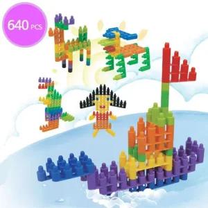 블럭쌓기 블록 총알 조작 놀이 어린이집 쌓기영역 교구 완구 블