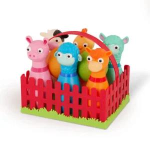 밧핫 동물 농장 볼링 놀이 세트 어린이 스포츠 장난감 게임 완구