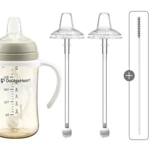 순수아 더블하트 젖병 호환 교체용 리필 스파우트 꼭지 추 빨대