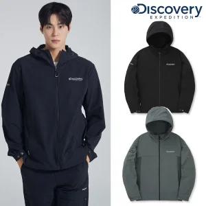 디스커버리 [24F/W] DMTR32044 남성 우븐 후디드 트레이닝 자켓 바람막이 재킷