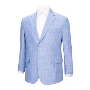 남성 가성비 좋은 프리미엄 정장 콤비 자켓 JW-COA-118-블루