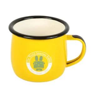 퀸센스 미니 법랑 머그컵 380ml (옐로우)
