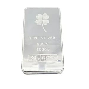 (카드결제) 순은 실버바 1kg 1000g 포나인 999.9% 클로버 홀마크 키로바