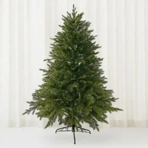 이거찜 호텔 로비용 트리 100 PE 트리 리얼 그린 퓨어 원톤 1.5M1.8M 전나무장식 크리스마스