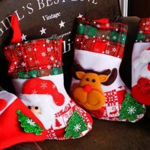 연말 장식 크리스마스 양말 크리스마스 트리 작업양말 주머니 인테리어 Xmas-S8 선물