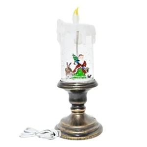 ( )LED 크리스마스 양초 오르골 무드등