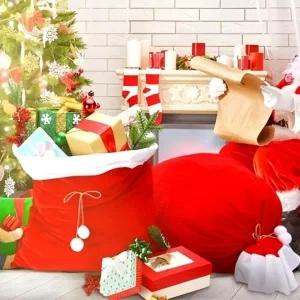 (색상색상 G산타선물주머니 스몰)크리스마스 선물자루 산타 선물 주머니 이벤트 산타코스튬