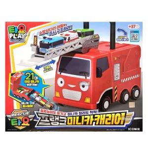 타요 프랭크 미니카 캐리어 캐릭터 소방차 출동놀이 정리함 자동차 역할놀이 선물