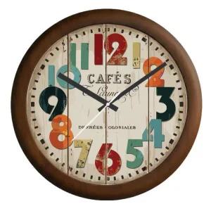 [아트박스]/글륵 시간을 담은 빈티지 카페 간판 원목 벽시계