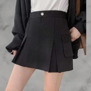 [신세계라이브쇼핑][옷자락] 여성 카고포켓 밴딩 미니 스커트