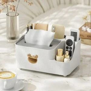 곰돌이 다기능 다목적 티슈케이스 리모컨 수납함_23899464