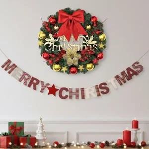 ( )체크가렌드 180cm 메리크리스마스 벽장식_23896970