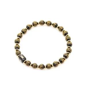 호연 엽전 삼부적 합장주 염주 돈붙는 행운팔찌