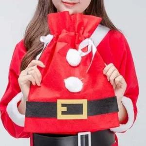 ( )산타 선물 자루 주머니 크리스마스선물포장 산타선물보자기