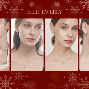 [엘르주얼리] 루비/그린/블루 홀리데이 컬렉션 주얼리 18종 택1(귀걸이/목걸이)