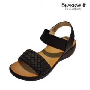 [갤러리아] 베어파우 여성 초경량 쿠션 샌들 K2783001QB-W:HILTON III 블랙 4cm