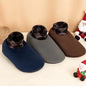 [모든GO]남성 겨울방한 요술버선 기모덧신 3켤레 덧버선 극세사안감 포근한 실내슬리퍼 미끄럼방지 발시림