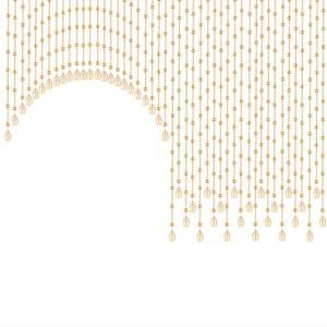 베란다 풍수 화장실 비즈발 커튼 펀치 거실 장식 분리커튼 여름 매달려 가정 비즈