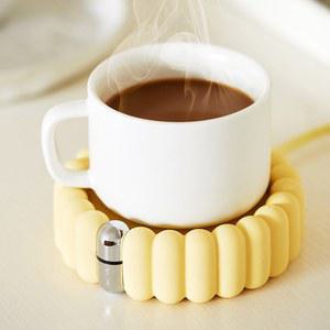 버블 워머코스터 머그인덕션 커피 자동 보온 데우기