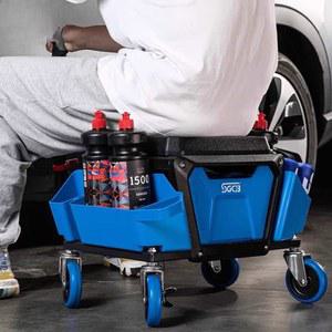 복원샵 세차의자 이동식 하부 유지 바퀴 차량 의자