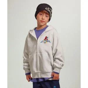 커버낫 COVERNAT KIDS 세서미스트리트x커버낫 키즈 엘모 후드 집업 헤더 그레이 CK2507HZ12HG 553745