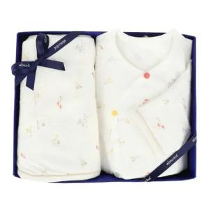 [갤러리아] (압소바,임신축하,태교,출산)물시오가닉배냇가운+속싸개세트(A2D-30111)