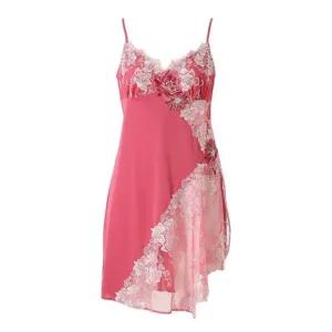 [갤러리아] 살루트 프리미엄 화려한 컬러감과 과감한 레이스의 풀슬립(DFS0467 PK)