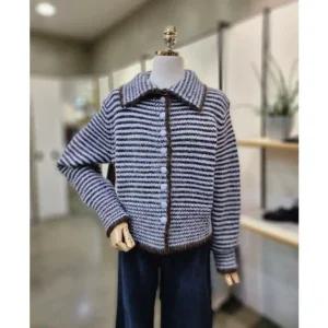 [갤러리아] ABFZ[2컬러]셔츠카라 단가라 모직가디건(ABA1HY37)