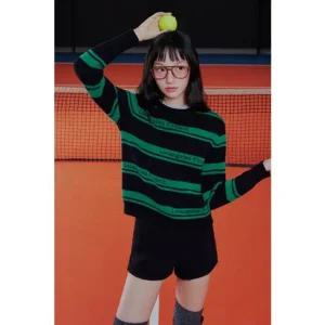 [갤러리아] LAP  레터링 단가라 니트 AR4KHB61