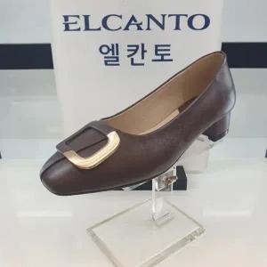 [ELCANTO]엘칸토 HC11 양가죽 여성화 사각장식 몰드 펌프스 K1M2U43T9 (S23667985)