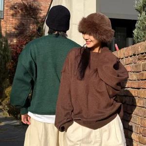 [옷자락]남자 여자 박시 오버핏 시밀러룩 8컬러 휘뚜루 니트