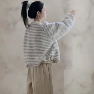 여성 양면 스프라이트 캐주얼 뽀글이 자켓