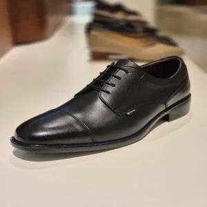 금강제화 랜드로바 남성화 4CM굽 쿠션형 고어텍스 더비슈즈 REGOXC2011F1X 블랙