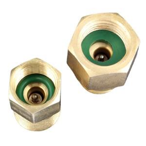 2개입 자동차 R1234yf 어댑터 밸브 코어 포함 진공 펌프용 오일 인젝터 충전기 R12 R22 R134a 시스템용