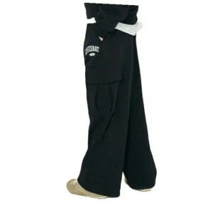 커버낫 COVERNAT KIDS 아치로고 저지 카고팬츠 블랙 CK2503JP77BK 520482