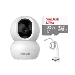 코콤 KHC-Z30 홈캠+32GB+자바라 거치대 세트 초고화질 스마트폰 홈카메라
