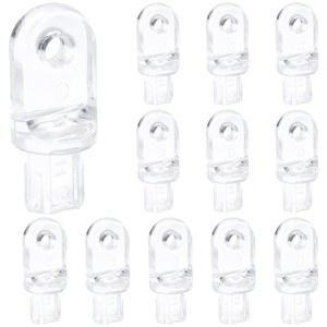 LifCratms 12Pcs 하드웨어 틸트 완드 팁, 투명 수리 내부 창 블라인드 수직 교체 부품
