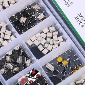 범용 자동차 리모컨 태블릿 액티브 푸시 단추 스위치 키 터치 마이크로 박스 포함 10 가지  250 개1