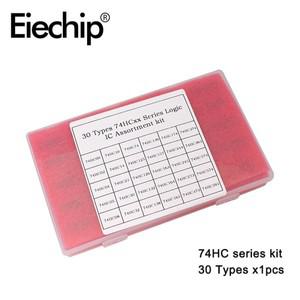 로직 IC 집적 회로 DIY 모음 키트 74HC 시리즈 DIP 레지스터 칩 드라이버 74HC595 74HC573 74HC393 74HC00