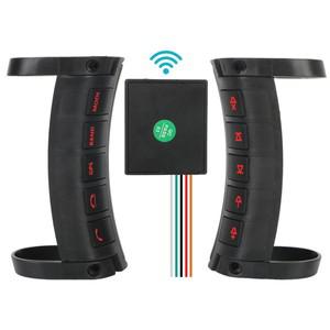 10 키 자동차 스티어링 휠 버튼 라디오 DVD GPS Andriod 플레이어 무선 제어 스위치 LED 백라이트 블루투스